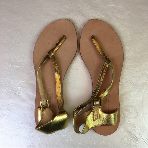CorNETTI T-Strap Sandal Gold Size EU 37 - Picture 5 of 16